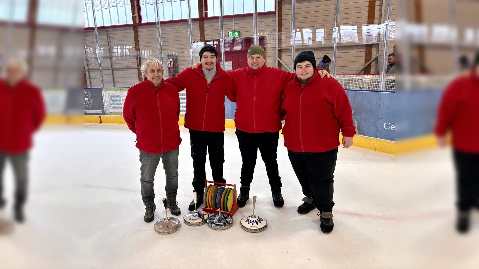 Günther Steinbacher, Hannes Kemptner, Franz Bergmann und Lukas Blödt spielen im nächsten Jahr in der Bezirksliga.  (Bild: Lukas Blödt)