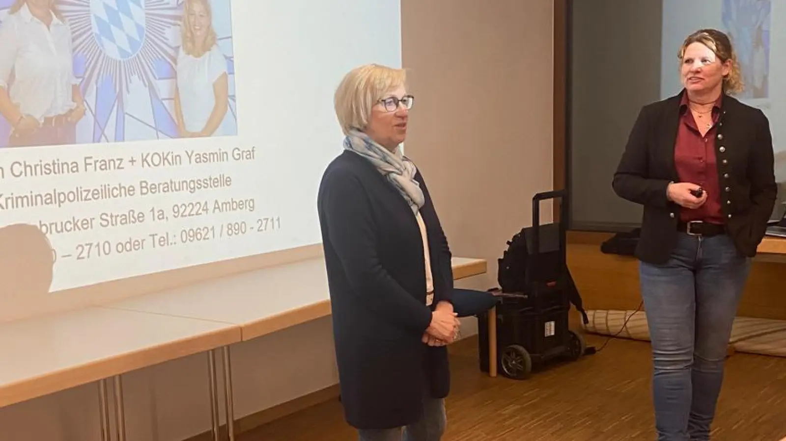 KOK Christina Franz klärt auf. (Bild: Birgitt Hasenkopf)