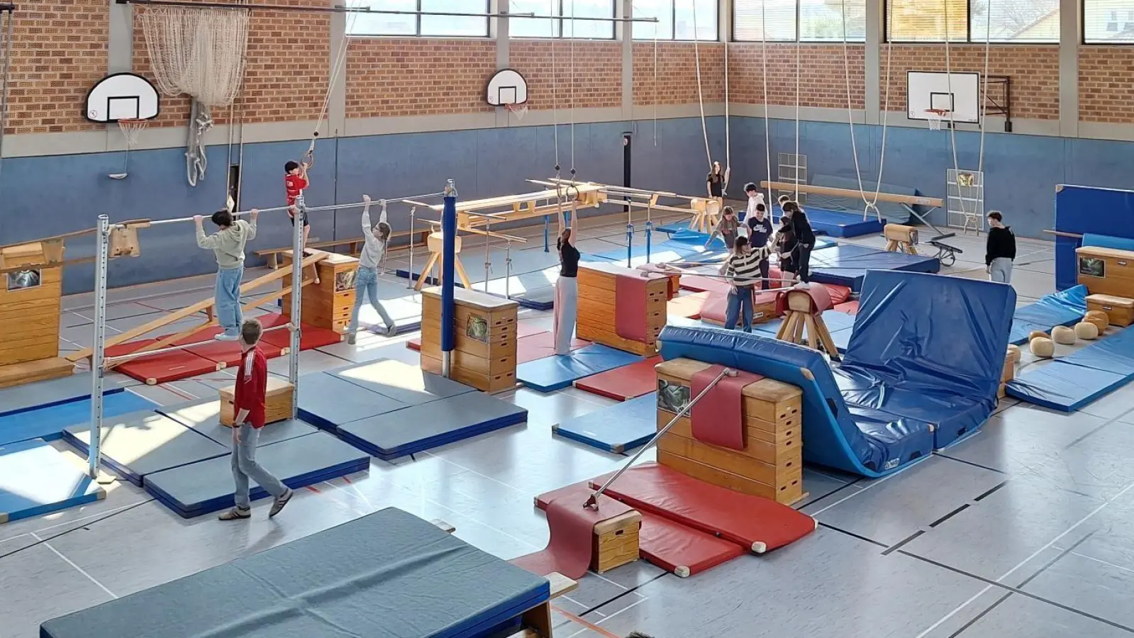 Beim Dschungel-Abenteuer galt es einen sportlichen Parcours zu absolvieren. (Bild: Nadine Paulus)