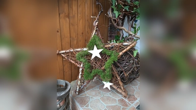 Weidenstern - Deko (Bild: Irene Fießinger)