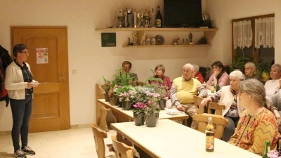 Vereinsabend OGV Högen mit Frau Kopp. (Bild: René Rausch )