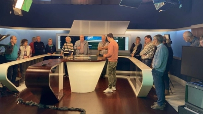 Besuch im OTV-Studio (Bild: Tony Fellner)