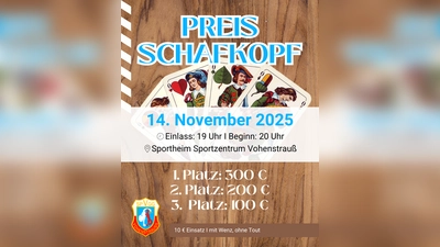 Preisschafkopf der SpVgg Vohenstrauß (Bild: Christina Zehent)