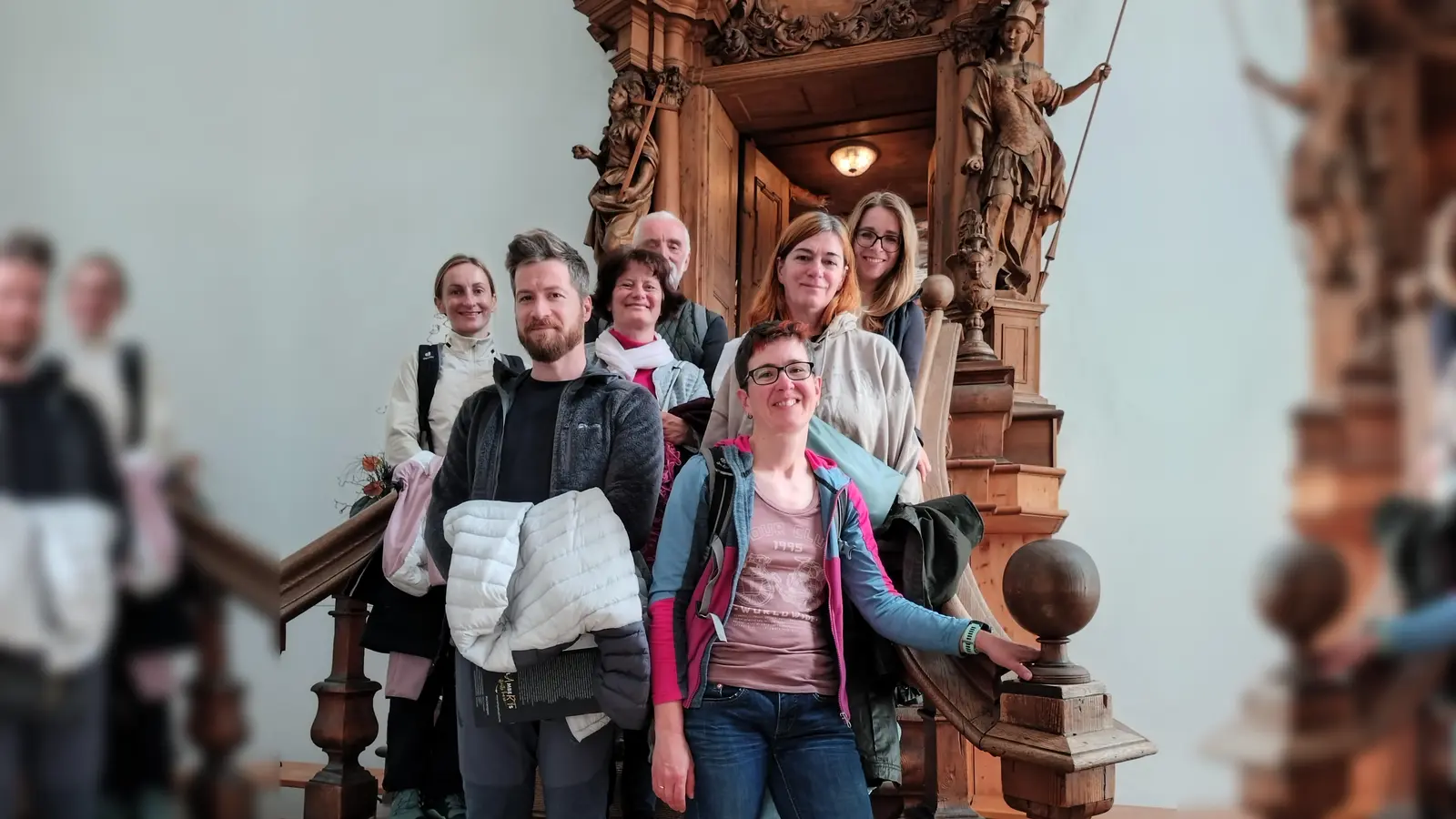 Besuch im Stiftland. (Bild: Martina Zanner)