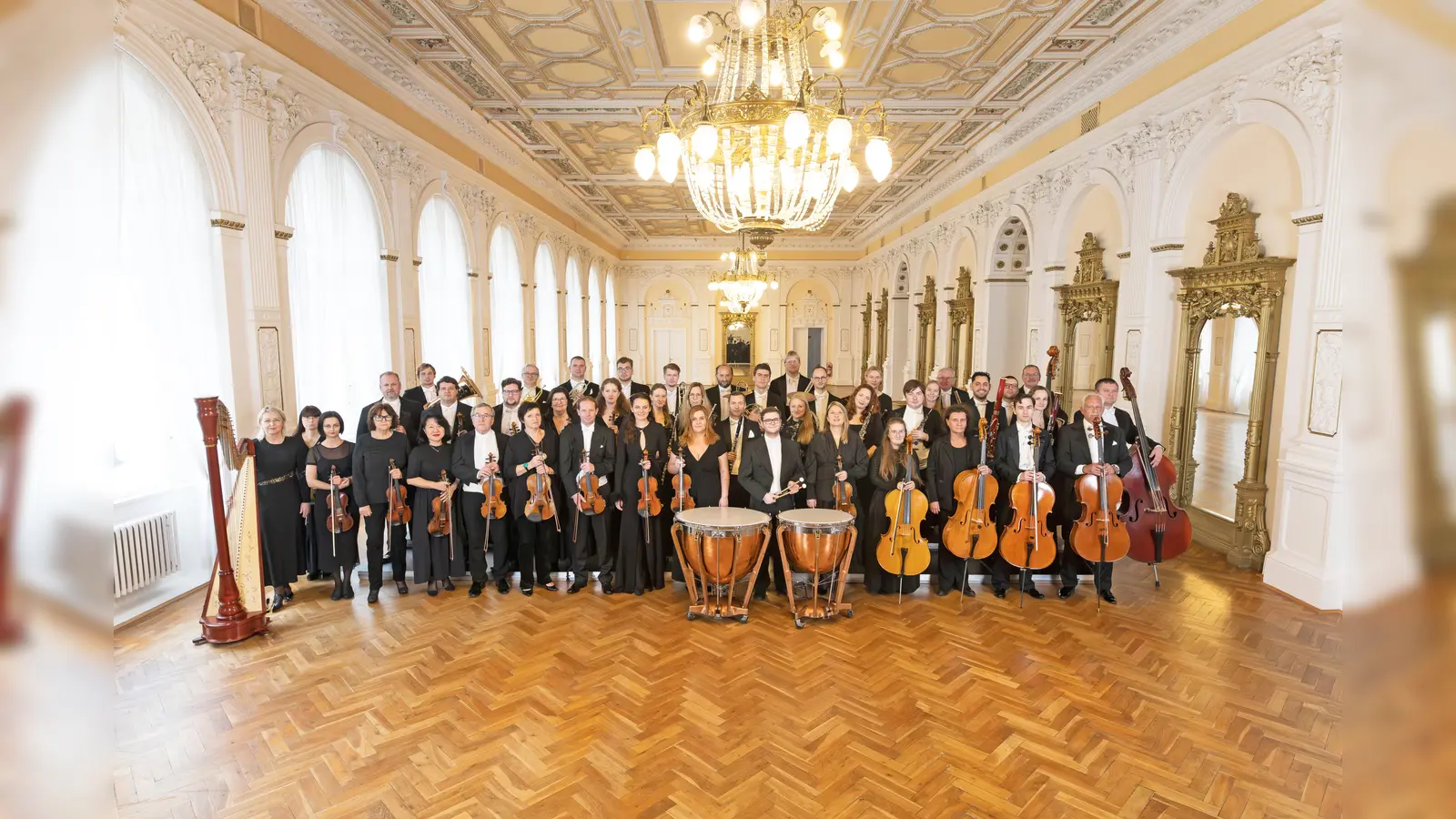 Das Foto zeigt das Westböhmische Symphonieorchester Marienbad, das beim Jubiläumskonzert des Kulturforums Wernberg-Köblitz auftritt. (Bild: Josef Pavlovic)