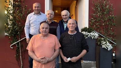 erster von links: Gerhard List, Werner Lindner, Balk Hans, Udo Blume, Michael Hecht (Bild: Gerhard List)