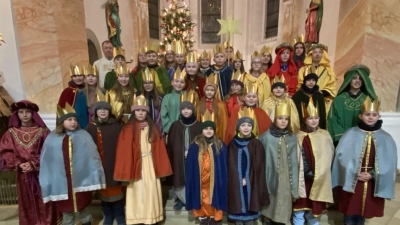 Die Sternsinger ziehen in den nächsten Tagen durch Tännesberg. (Bild: Josef Glas)