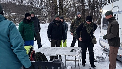 Die Reservisten der Kreisgruppe Oberpfalz Nord führten erstmals einen zweitägigen Survival-Kurs für Notlagen durch. (Bild: Hartmut Schütze)
