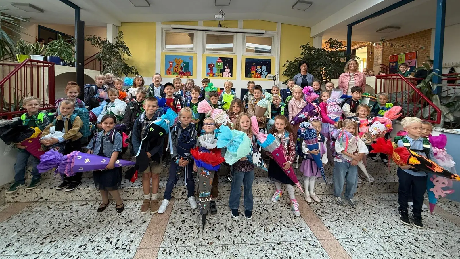 Einschulung Grundschule Poppenricht. (Bild: Carolin Brand)