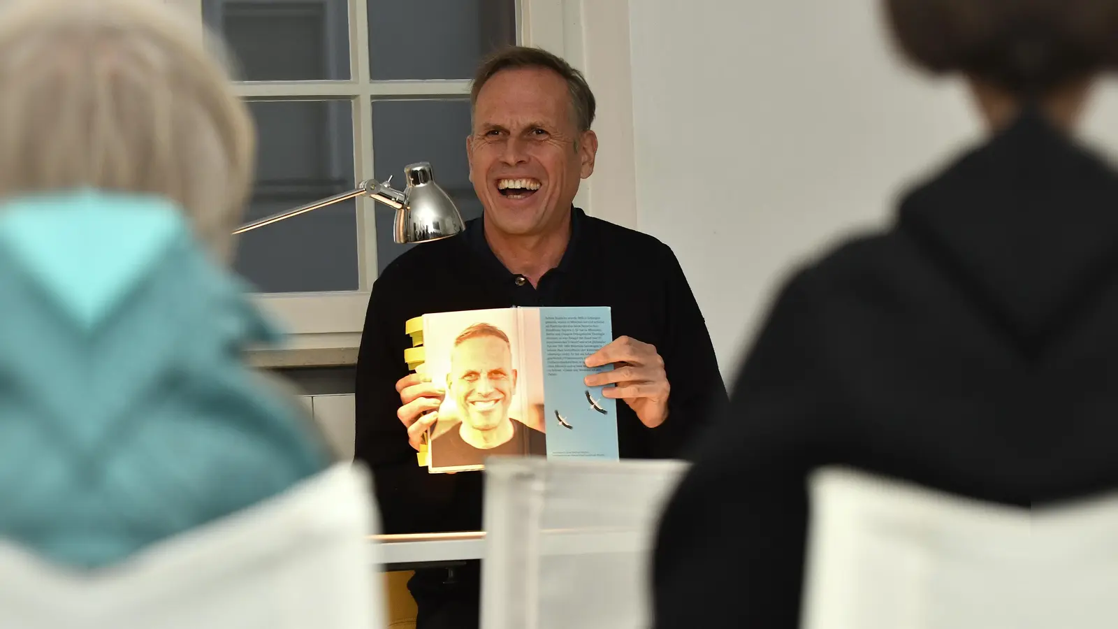 Achim Bogdahn liest im Bücherhaus Rode.  (Archivbild: Petra Hartl)