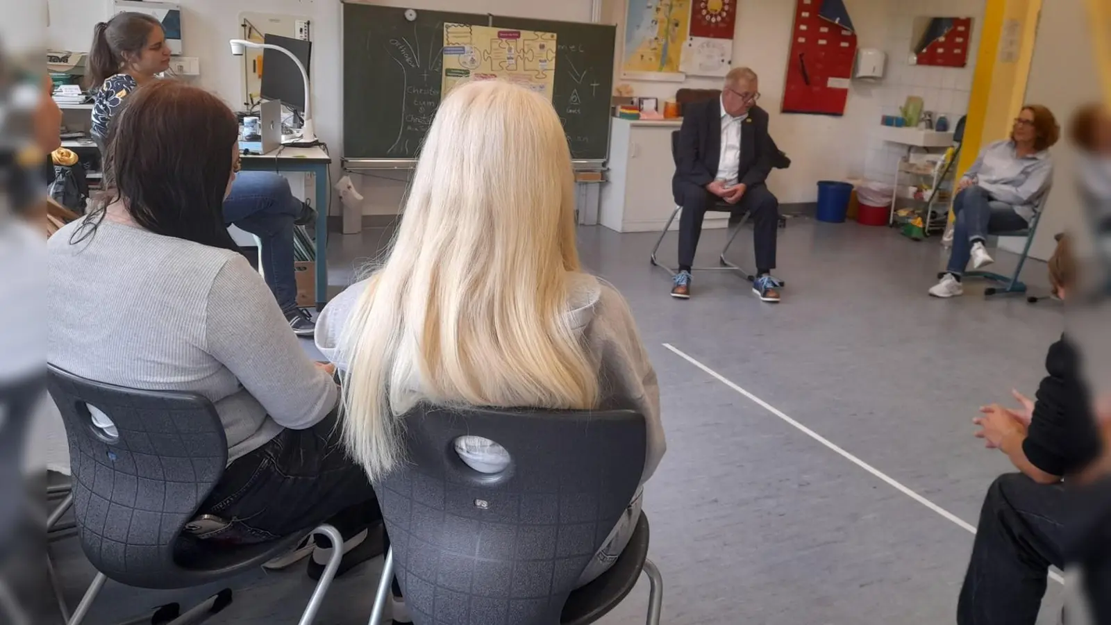 Workshop „Mit(be)stimmen = Mitgestalten“ von Katharina Fißmer von der Deutschen Gesellschaft e.V. (Bild: Nicole Geiger )
