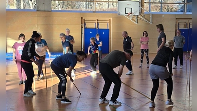 Reaktion, Koordination und manchmal auch Kondition durch Teamarbeit bei Lizenzverlängerungslehrgängen der BSJ Amberg (Bild: Tina Nentwig)