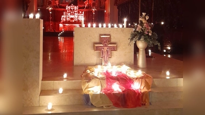 Nacht der Lichter in der Basilika (Bild: Gertrud Hankl)