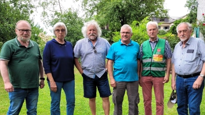 Bild v.li. Josef Schaumberger, Karin Neugirg, Kick Manfred, Gerhard Merkl, Manfred Haberzeth, Erich Bäumler (Bild: Josef Schaumberger)