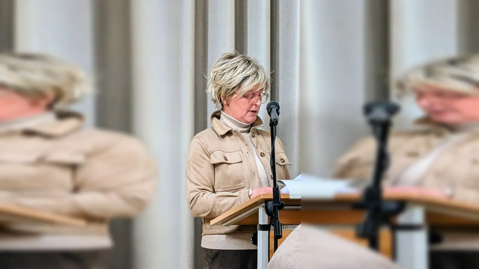 Vorsitzende Martina Götz blickte auf viele Aktivitäten im Vereinsjahr 2025 zurück. (Bild: Christiane Wagner)