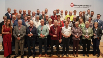 Blutspende-Ehrungen im Kreisverband Tirschenreuth. (Bild: Patric Nohe)