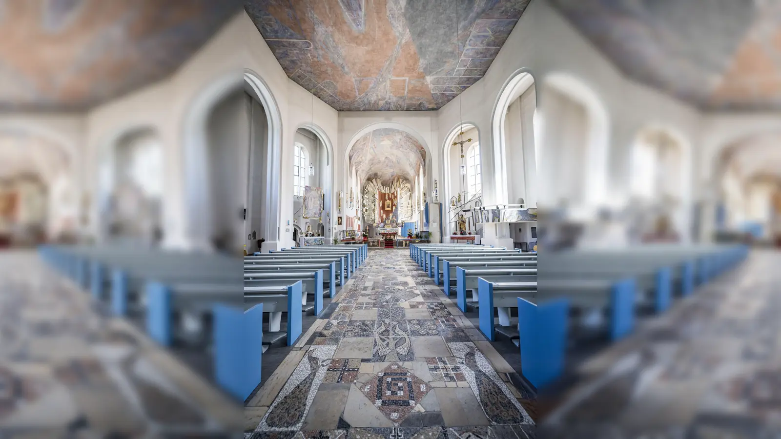 Die Kreuzbergkirche in Schwandorf ist Ziel einer Sonderführung. (Bild: Thomas Kujat / Stadt Schwandorf)