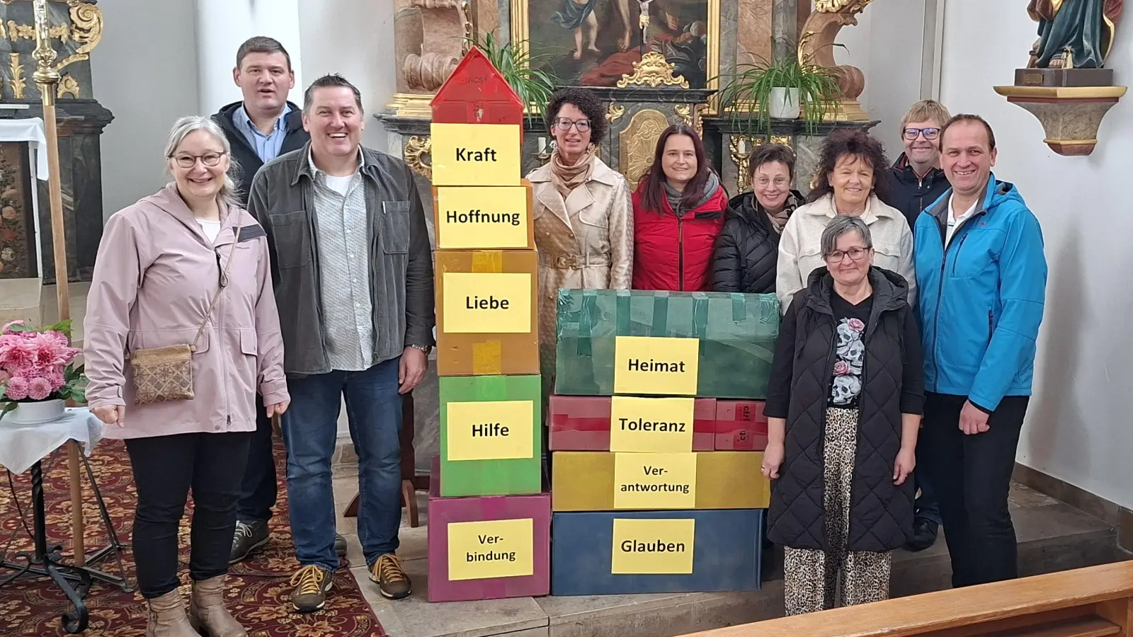 „Haus aus lebendigen Steinen mit dem PGR „ (Bild: Yvonne Ketzer)