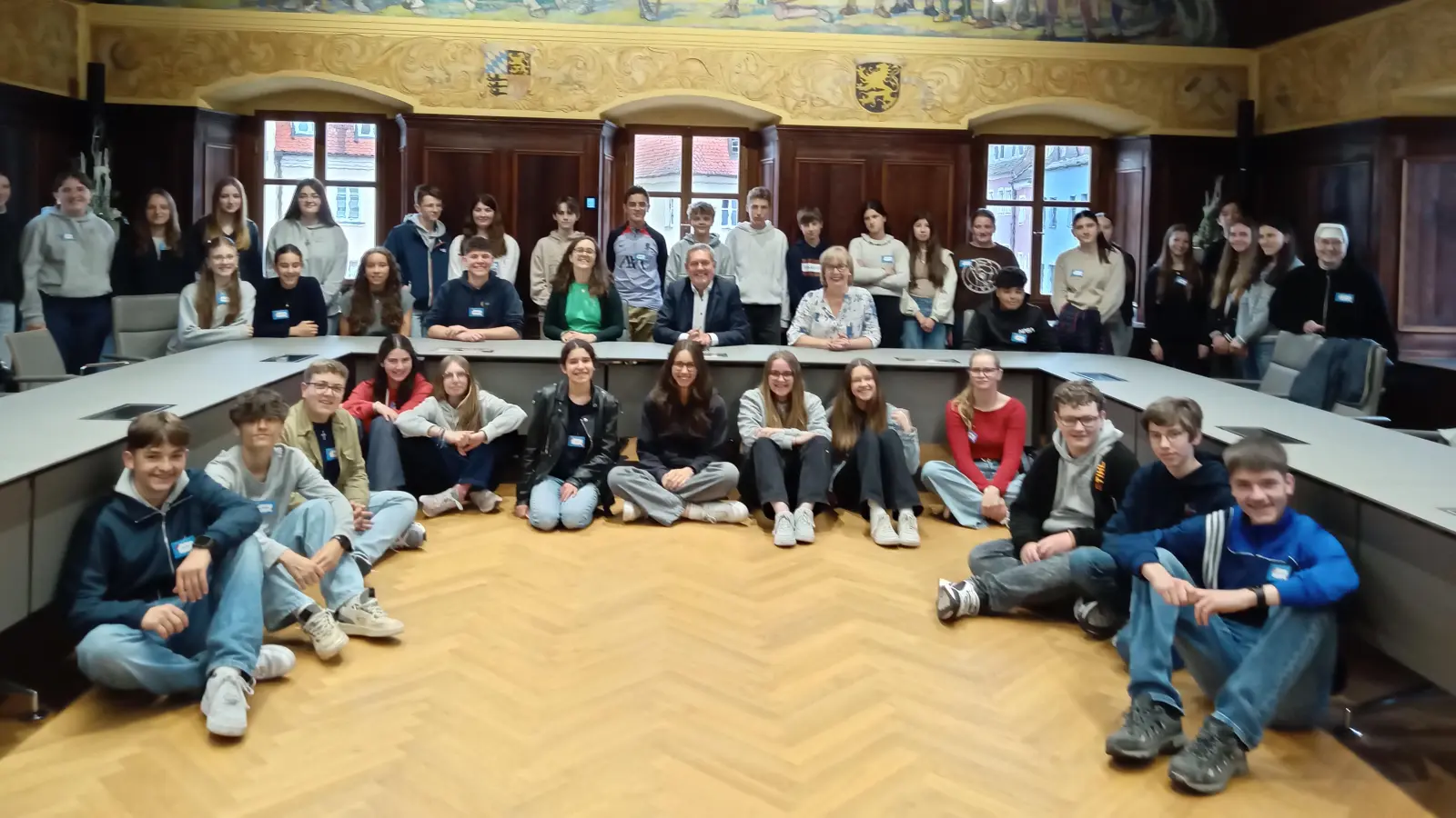 Deutsch-französischer Schüleraustausch an der Realschule Auerbach (Bild: S. M. Ancilla Pitroff)