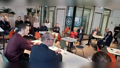 In der Podiumsdiskussion erhielten die Netzwerker von Schule und Wirtschaft, fundierte Informationen. (Bild: Sebastian Bäumler )