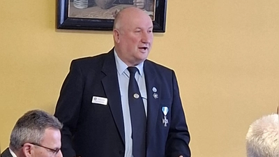 Vorstand Peter Breitschafter bei seinen Ausführungen. (Bild: Lydia Breitschafter)