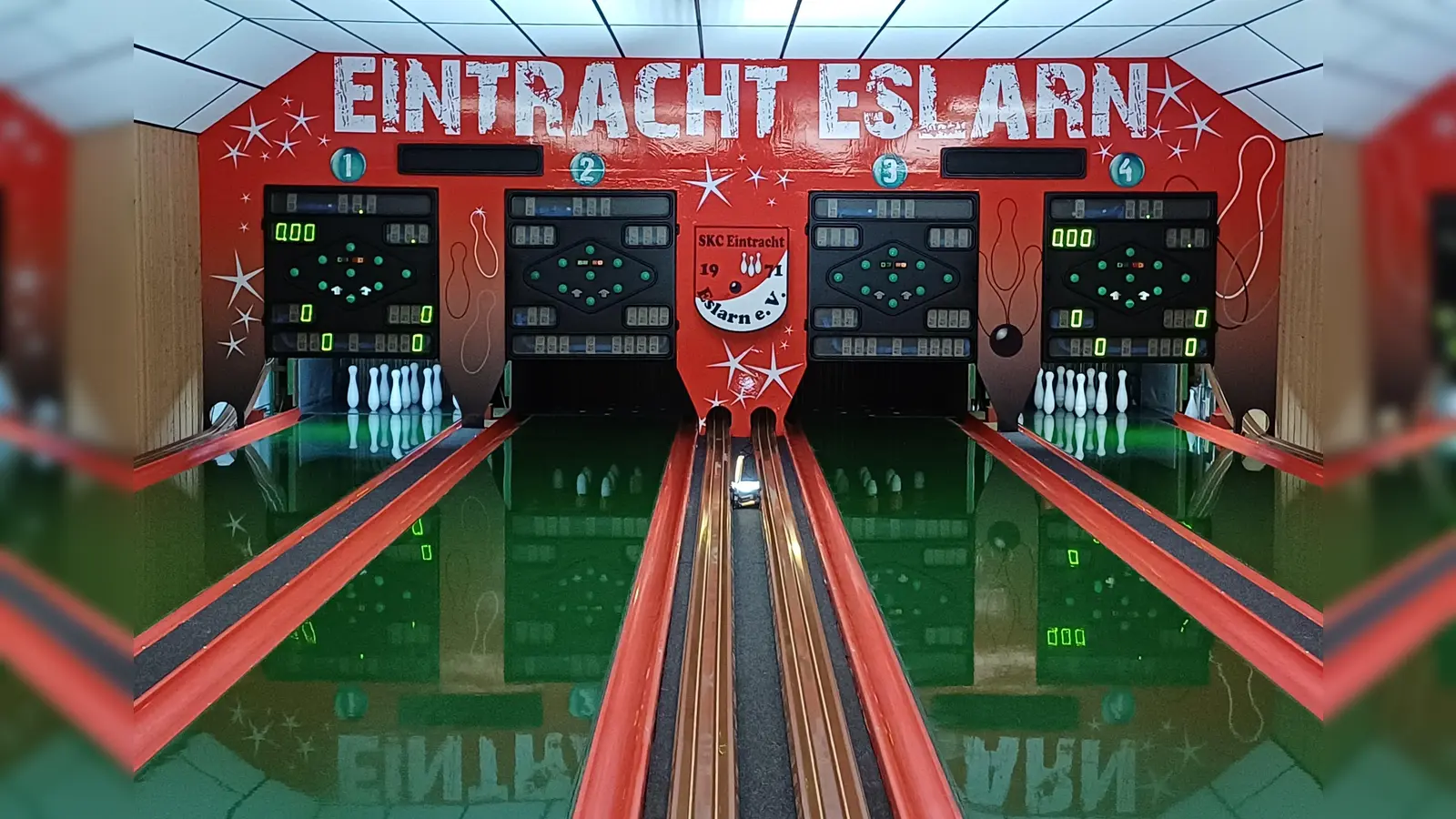 Die Kegelbahn glänzt im neuen Layout. (Bild: Karl Ziegler)