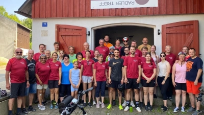 Wunsiedel war das Ziel der Guttenberger Radfahrer bei der 2-Tages-Tour.  (Bild: Monika Murr)