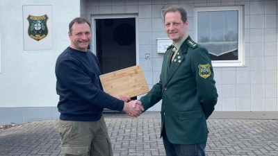 Schirmherr Ludwig Altmann, 1.Vorstand Matthias Hartl. (Bild: Hannah Radlsteiner)