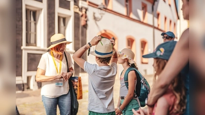 Stadtführung „Kinder entdecken die Altstadt“ in Amberg. (Bild: MG Fotographie, Michael Golinski)