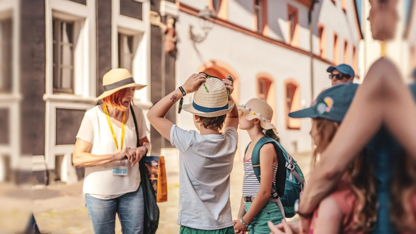 Stadtführung „Kinder entdecken die Altstadt“ in Amberg. (Bild: MG Fotographie, Michael Golinski)