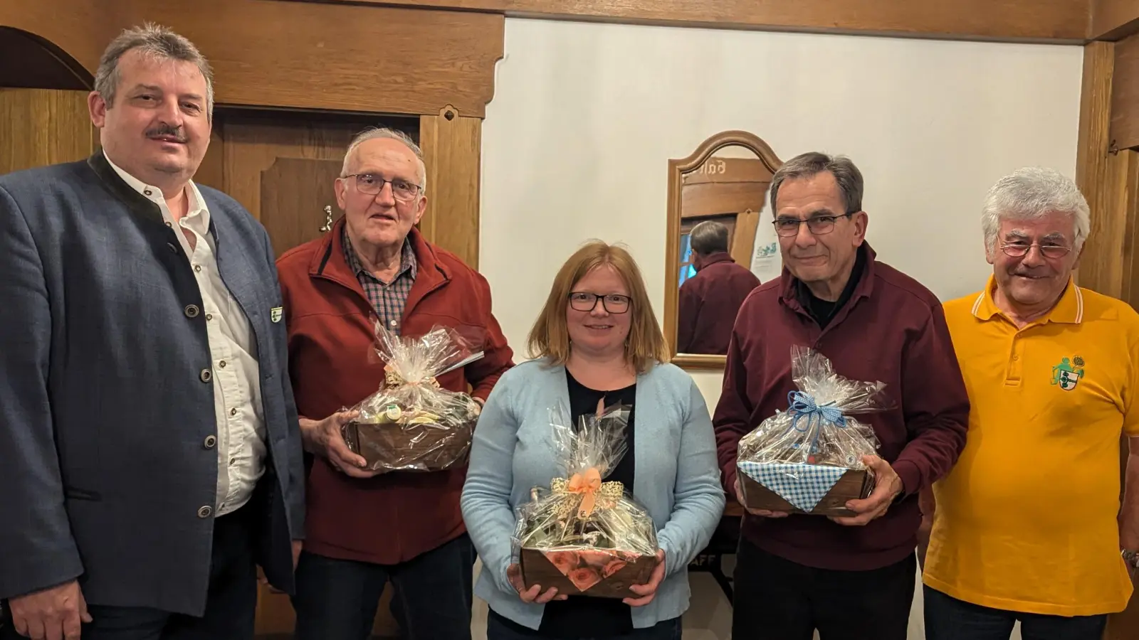 Ehrungen für langjährige Mitglieder im Rahmen der Jahreshauptvesammlung. (Bild: Anna Spörl)