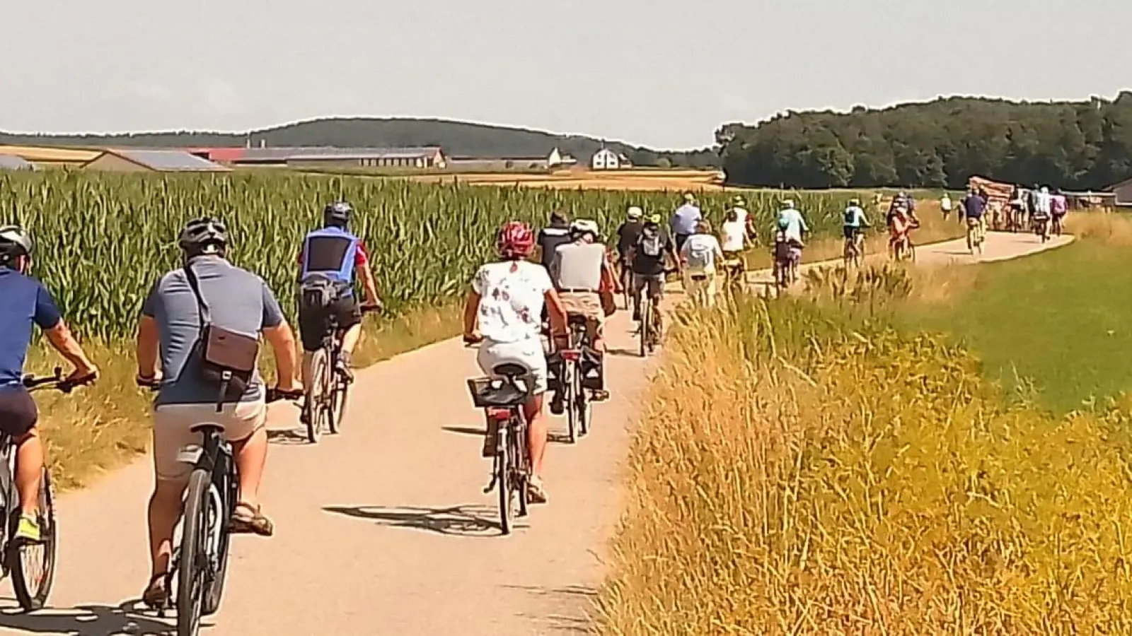Fahrradtour der Pfarreien (Bild: Noah Schott)