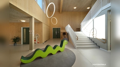 Eingangshalle des Johanniter-Kinderhauses „Waldwichtel” in Waldsassen (Bild: Aliyah-Chiara Konniger)