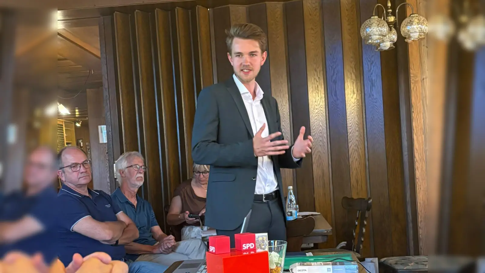 SPD Bundestagsabgeordneter David Mandrella. (Bild: Bettina Moser)