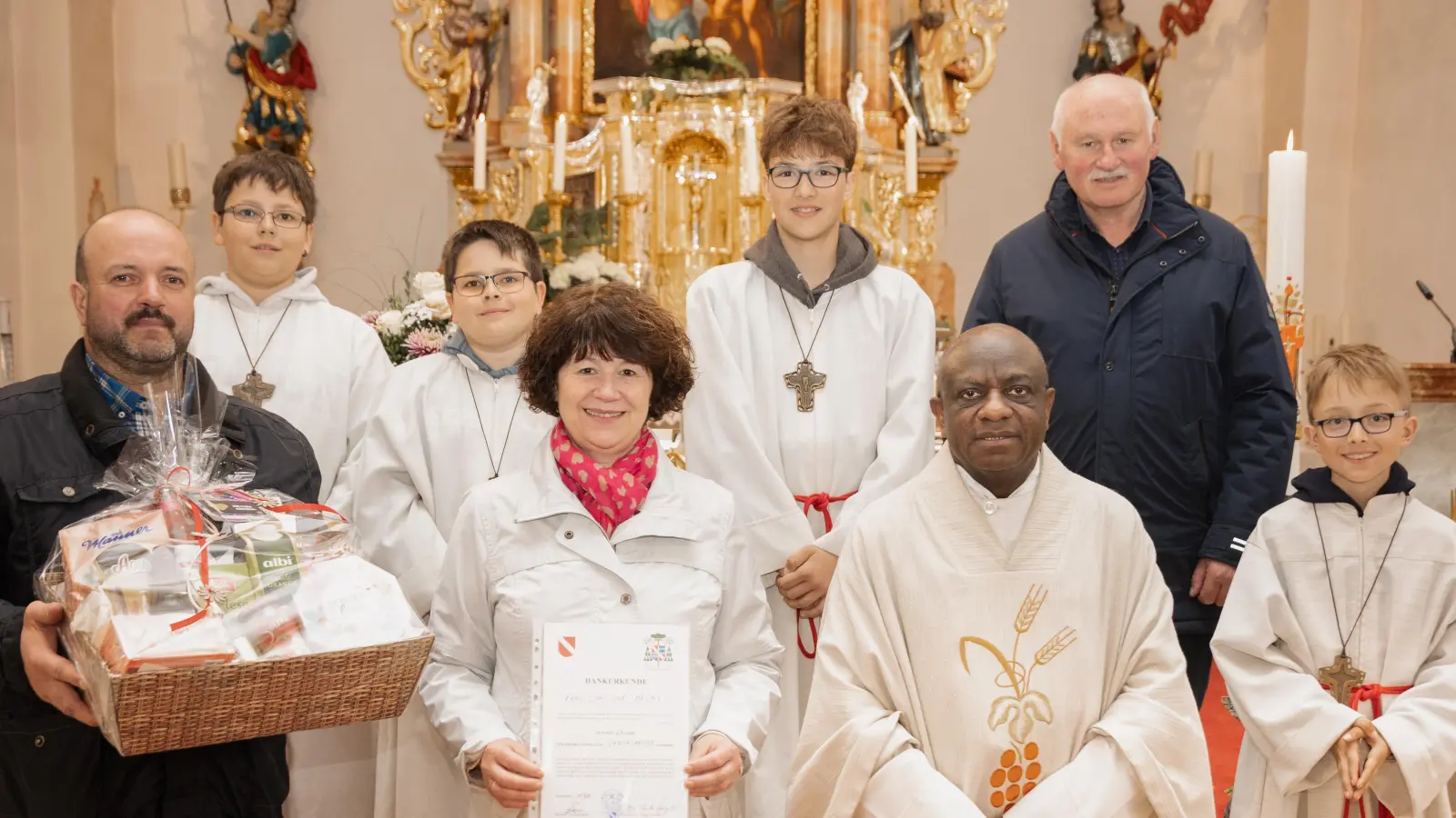 Christine Hecht wurde als Kirchenverwaltungsmitglied verabschiedet.  (Bild: Fotostudio Hummer)