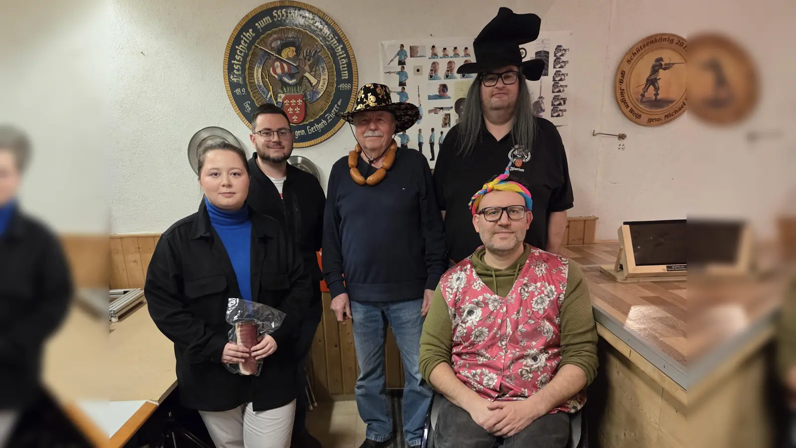 V.l. Alise Andrejeva, Tobias Lorenz, Kurt Falk, Florian Kustner und Jürgen Weiß. (Bild: Jürgen Weiß)