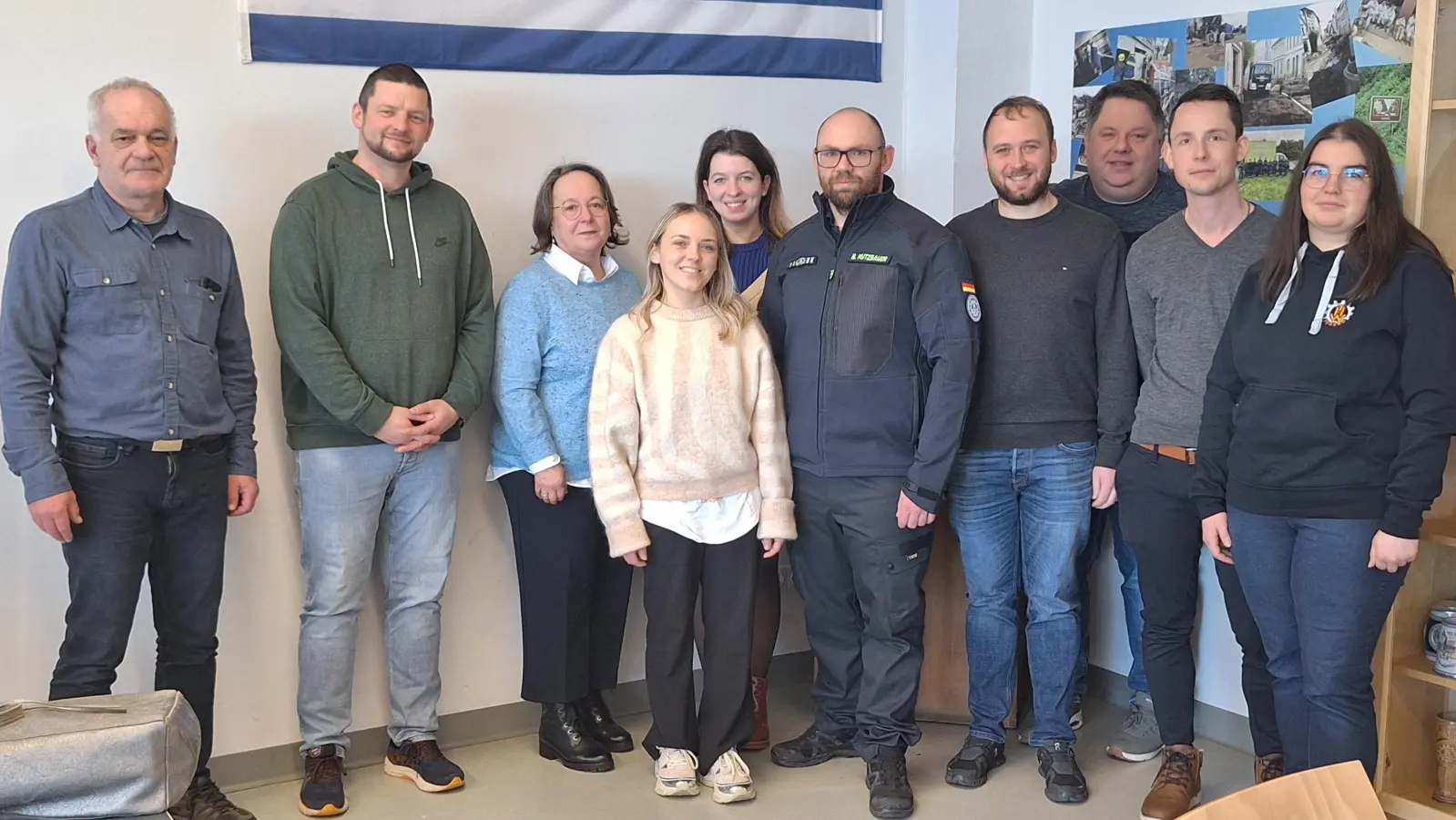 V.l.: Dietmar Bleistein, Thomas Klonner, Lisa Wilhelm, Sofia Grasser, Anna Götz, Bernhard Mutzbauer, Jonas Gebhardt, Michael Kleierl, Mathias Werner, Christina Gradl. (Bild: Friedrich Kristel)