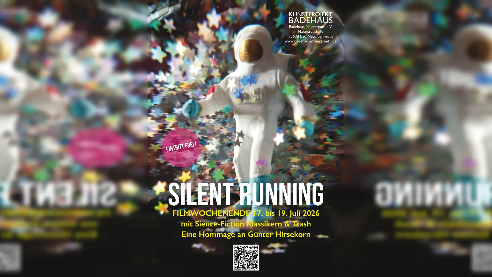 SILENT RUNNING - Sci-Fi Filmwochenende im BADEHAUS MAIERSREUTH. <br>Eine Hommage an Günter Hirsekorn. (Bild: Susanne Neumann)