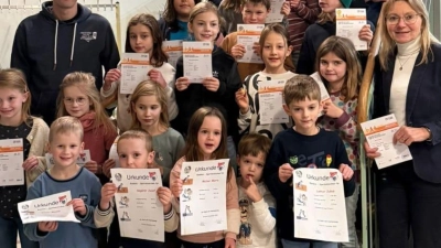 Pfreimder Sportabzeichenübergabe 2025 (Bild: Brumec)