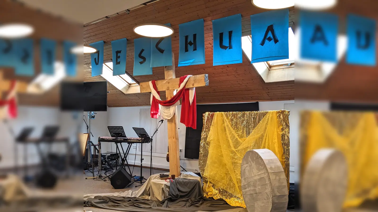 Missionsgemeinschaft Offene Tür feiert Ostern mit einem Familiengottesdienst (Bild: Elke Gehr)