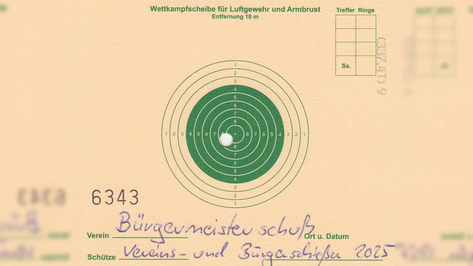 Zufallsschuß des 1. Bürgermeisters Bernd Sommer. (Bild: Bernhard Ernstberger)