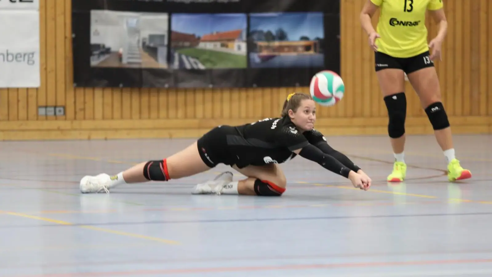 Zeigte im Hinspiel gegen München Ost Anfang November schon eine starke Leistung in Annahme und Abwehr: Marie Heidlinger.. (Bild: Andreas Emmel)