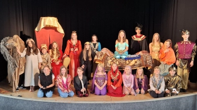 Die Proben für das Musical „Aladin und die Wunderlampfe laufen bei der Anton-Bruckner-Musikschule seit einem Jahr. (Bild: Karl Ziegler)