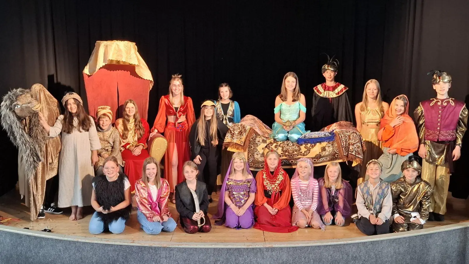 Die Proben für das Musical „Aladin und die Wunderlampfe laufen bei der Anton-Bruckner-Musikschule seit einem Jahr. (Bild: Karl Ziegler)
