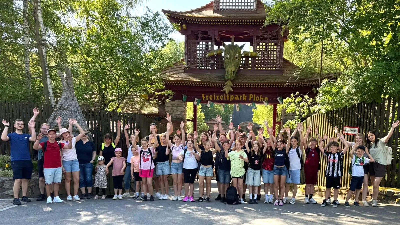 Kolpingsfamilie Waldthurn im Freizeitpark Plohn. (Bild: Nina Wittmann)