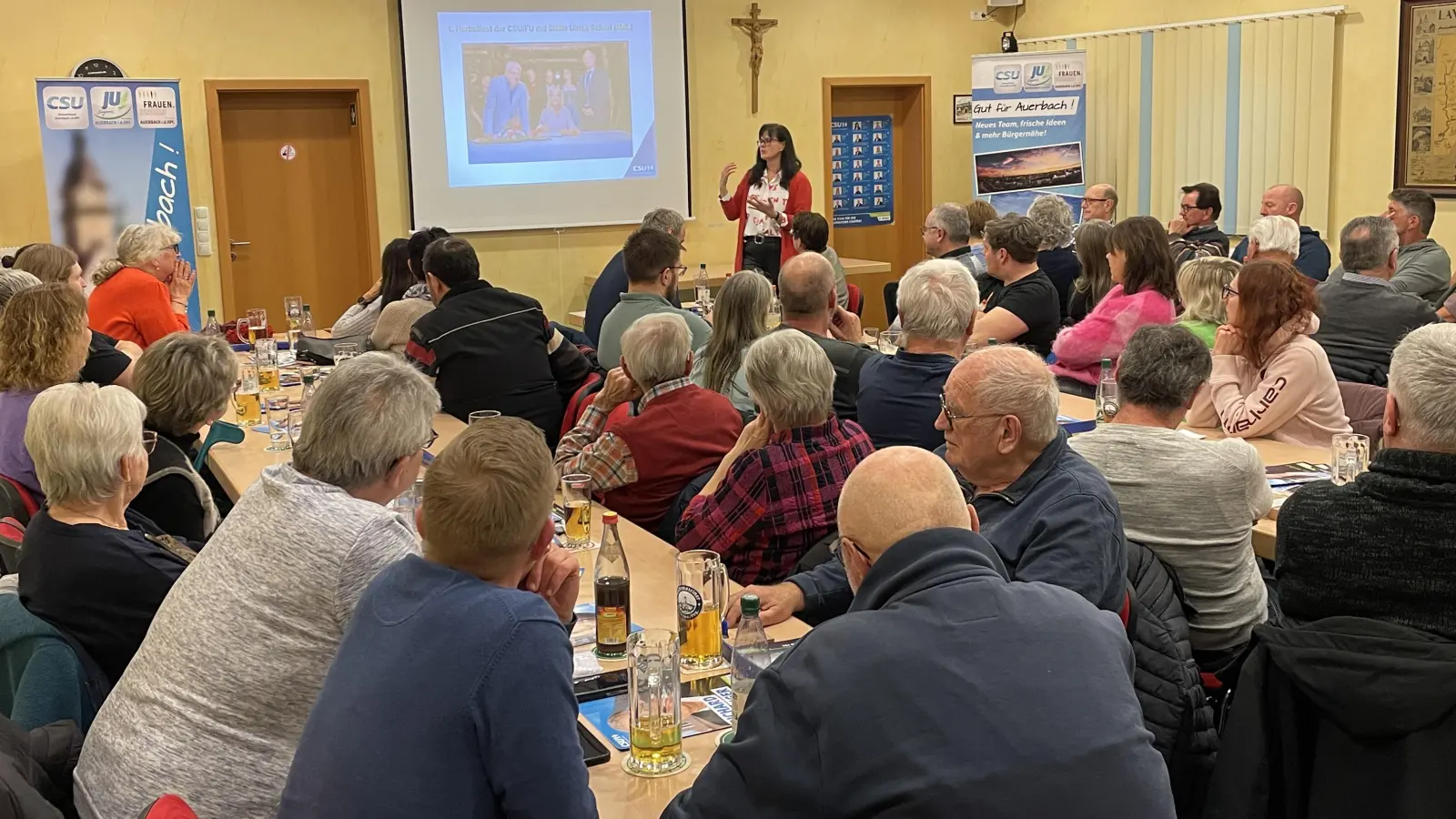 Volles Haus bei der CSU in Welluck. (Bild: Klaus Riede)