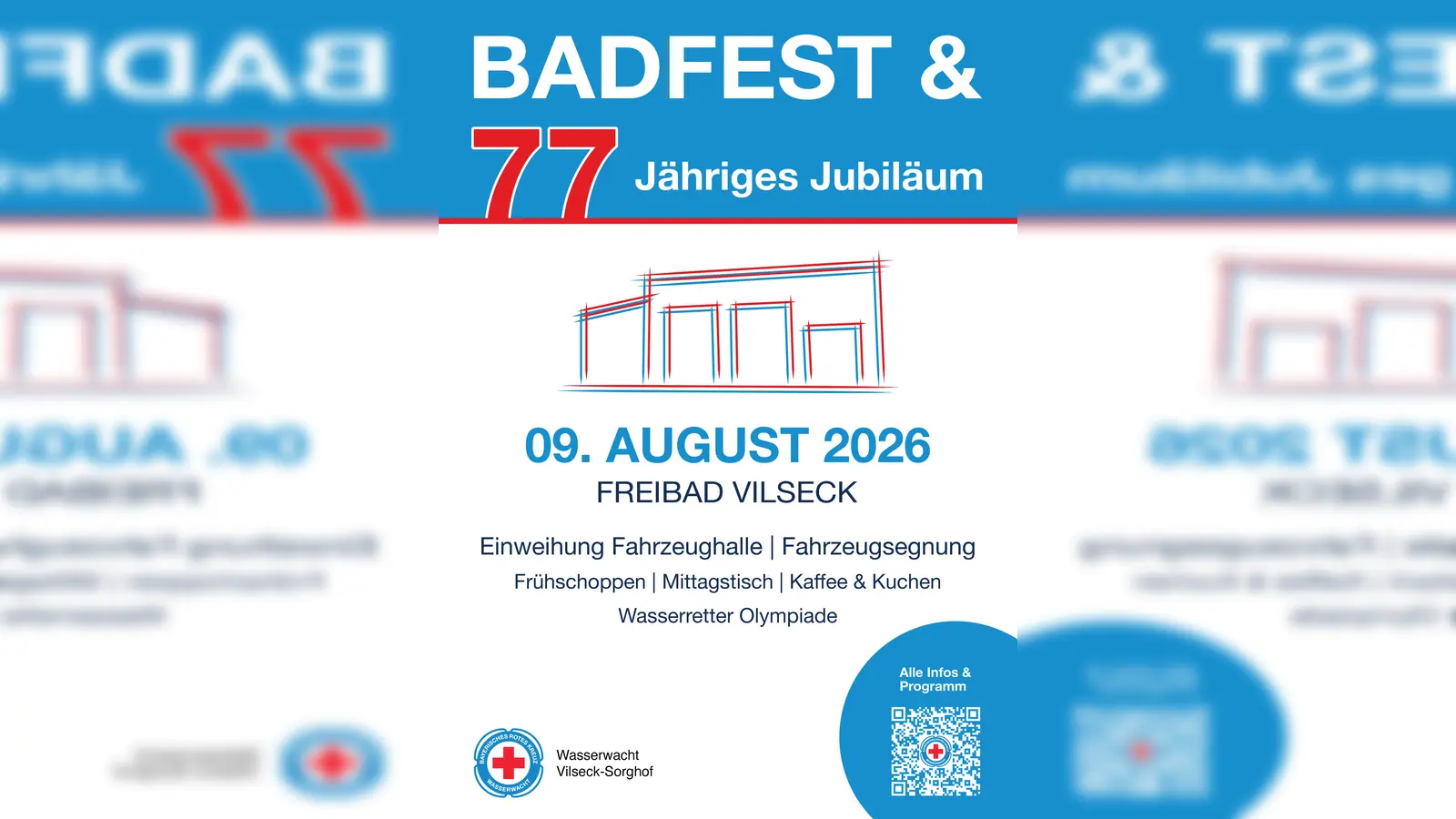 Badfest 2026 mit Einweihung der neuen Garage und Segnung neuer Fahrzeuge (Bild: Hannah Götz)