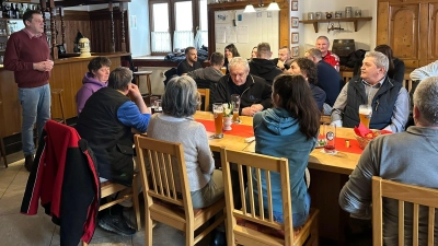Weißwurstfrühstück der SPD. (Bild: Wolfgang Helm)