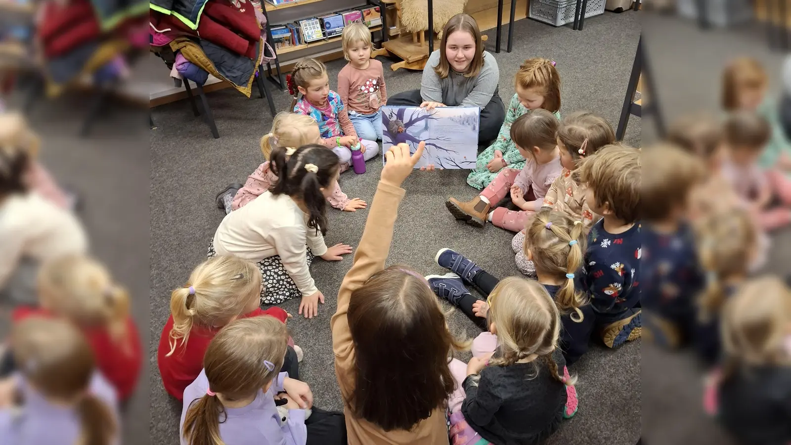 Weihnachtliches Vorlesen mit Basteln (Bild: Ursula Anzer)