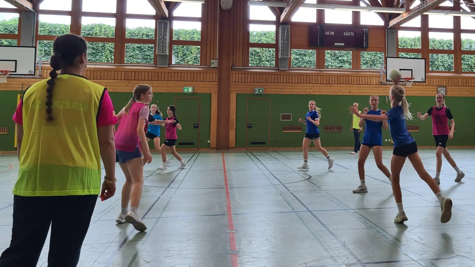 HCA-Handballer in Aktion (Bild: Lisa Steiner)